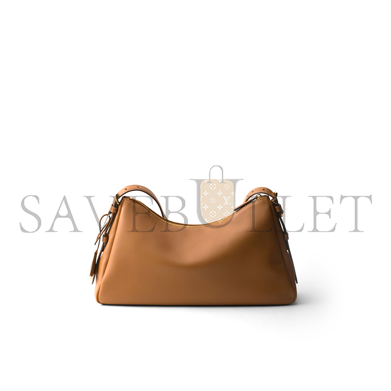 Pra*a aimÉe large leather shoulder bag 1bc228 (39*23*12cm)